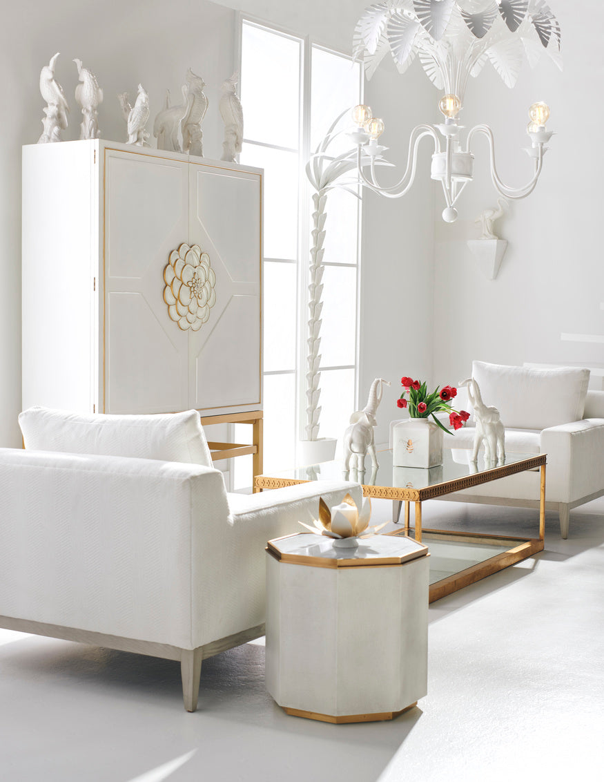 Chelsea House Palm Tree in White or Gold