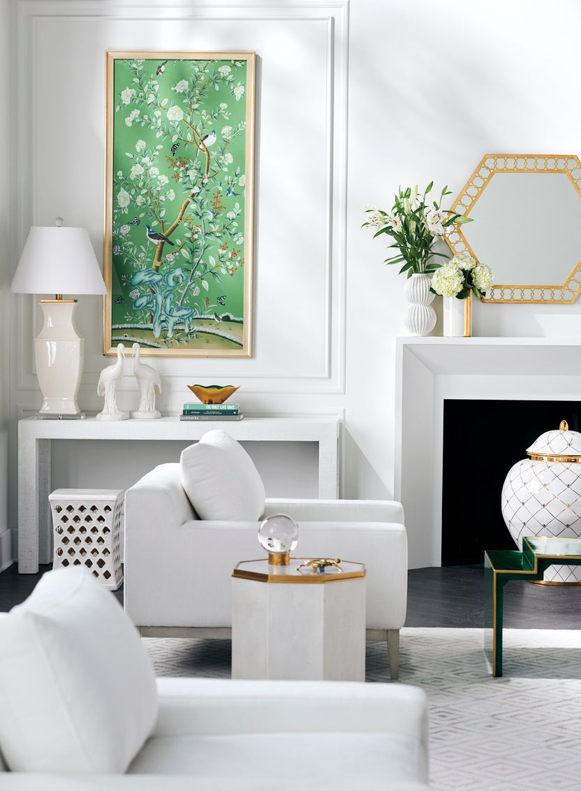 Chelsea House Crystal Ball On Stand Gold