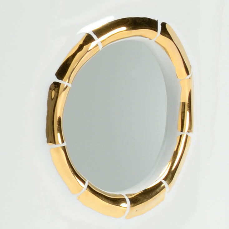 Chelsea House White Bamboo Cachepot