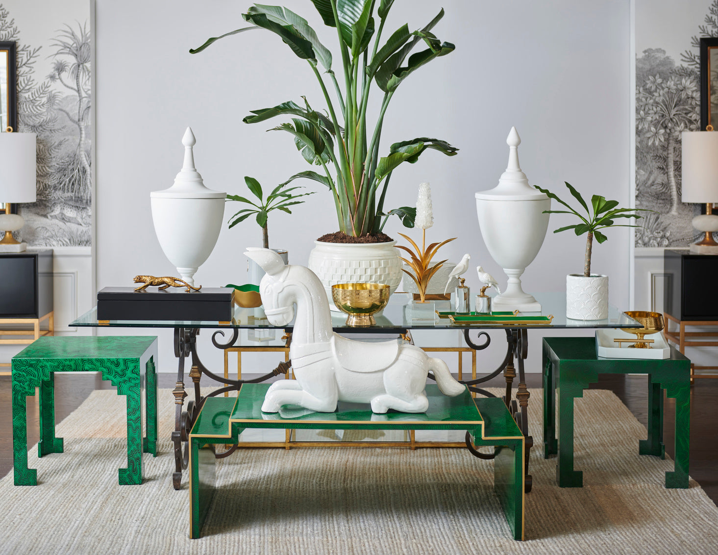 Chelsea House - Chatsworth Table - Green