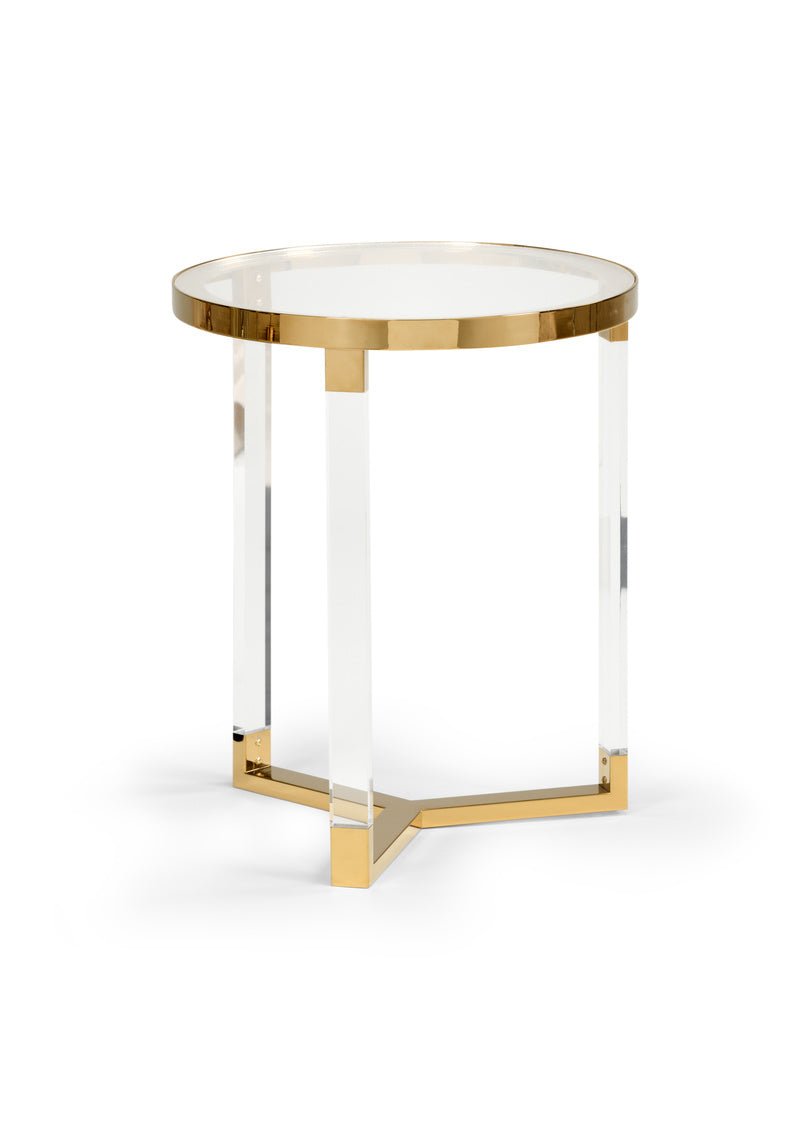 Chelsea House Moravian Acrylic Side Table