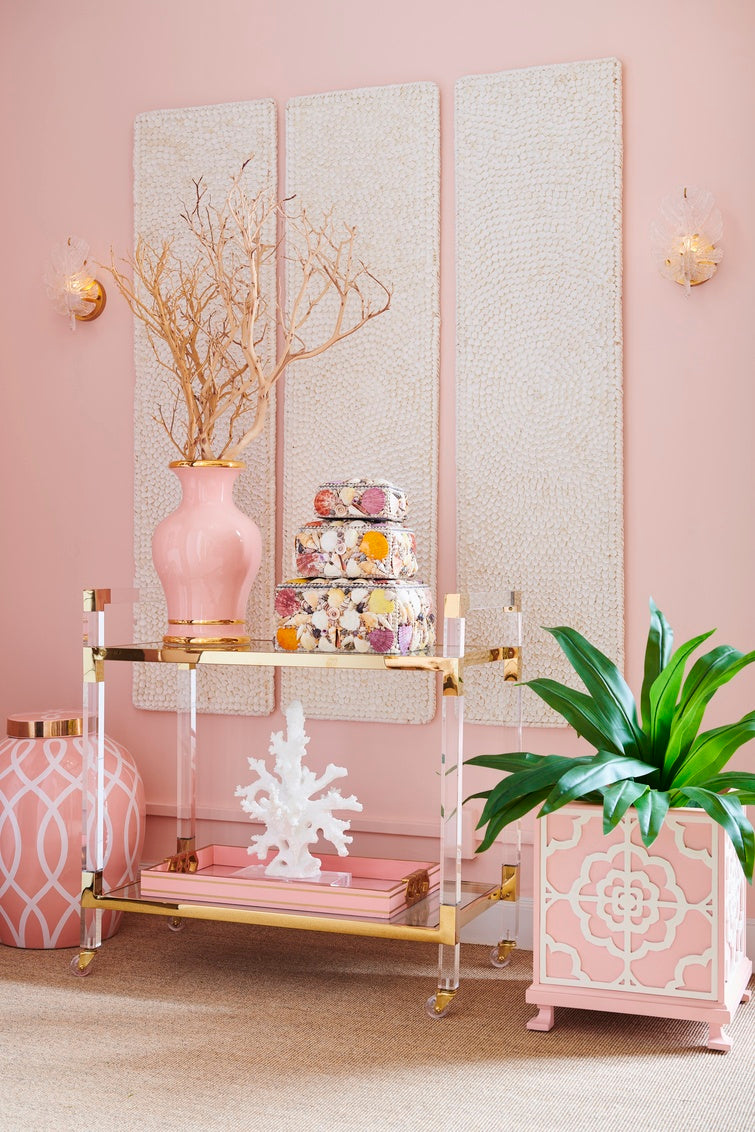 Chelsea House Acrylic Bar Cart