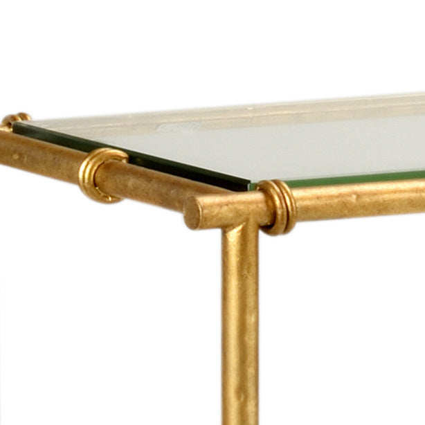 Chelsea House Lauren Console Table in Gold