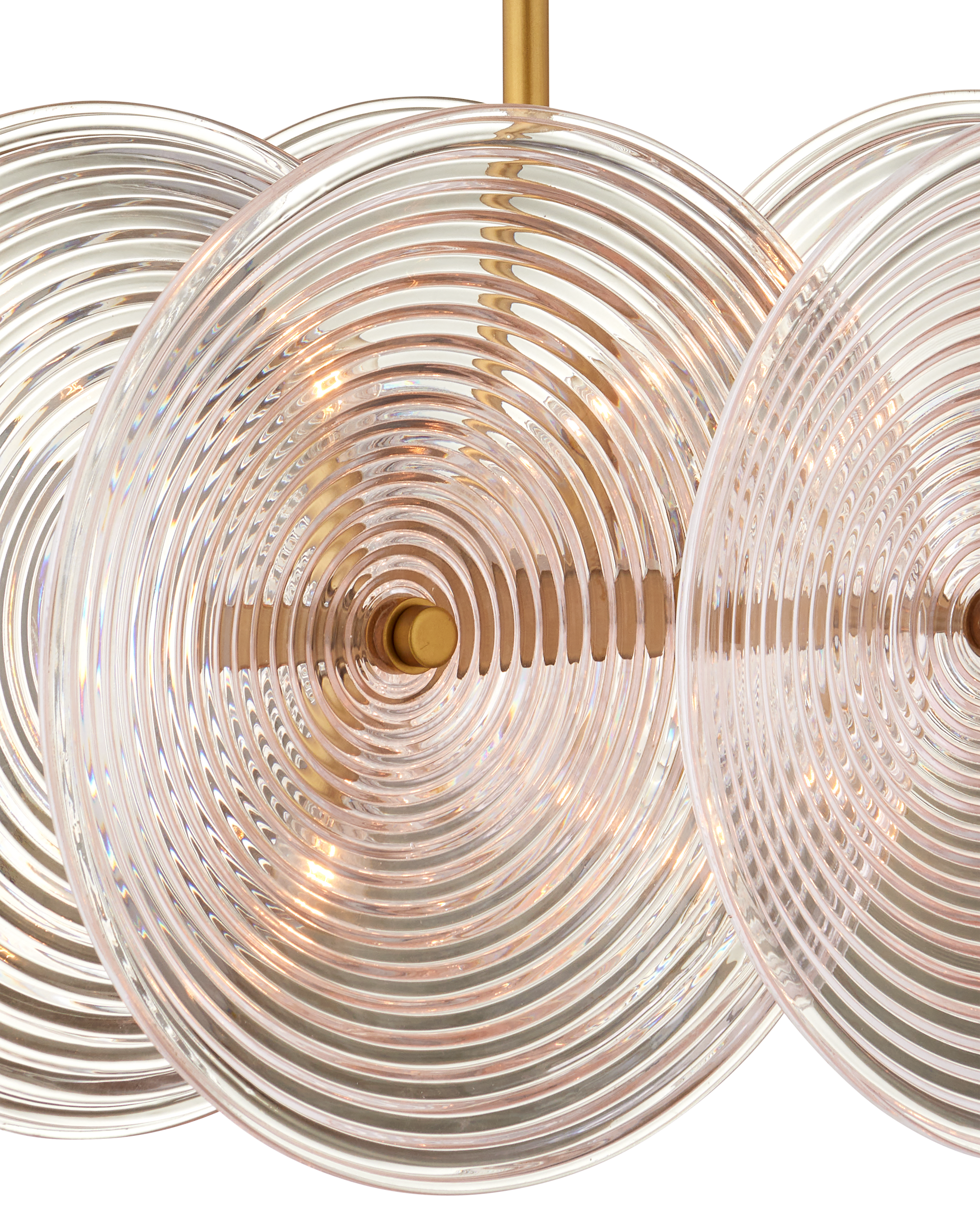 Currey & Company Whirlwind Rectangular Chandelier
