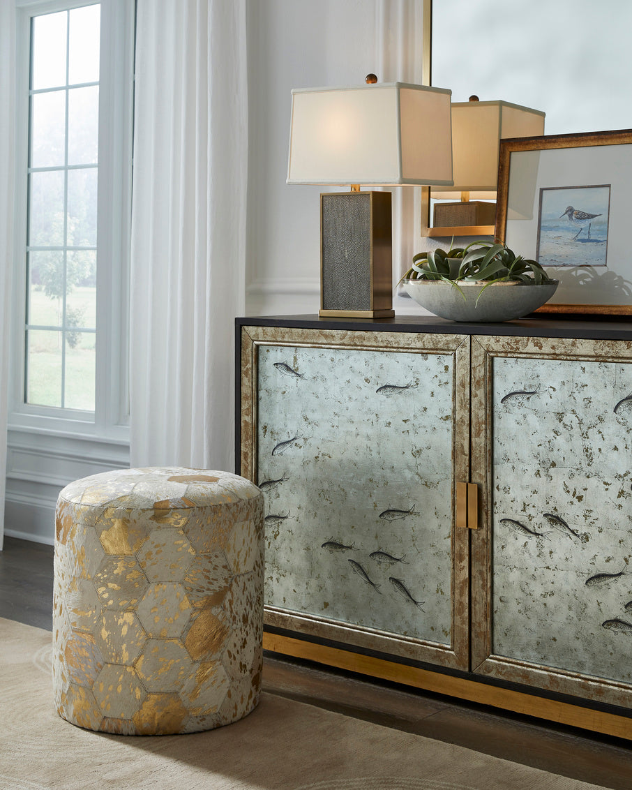 Chelsea House Chinoiserie Cabinet with Fish