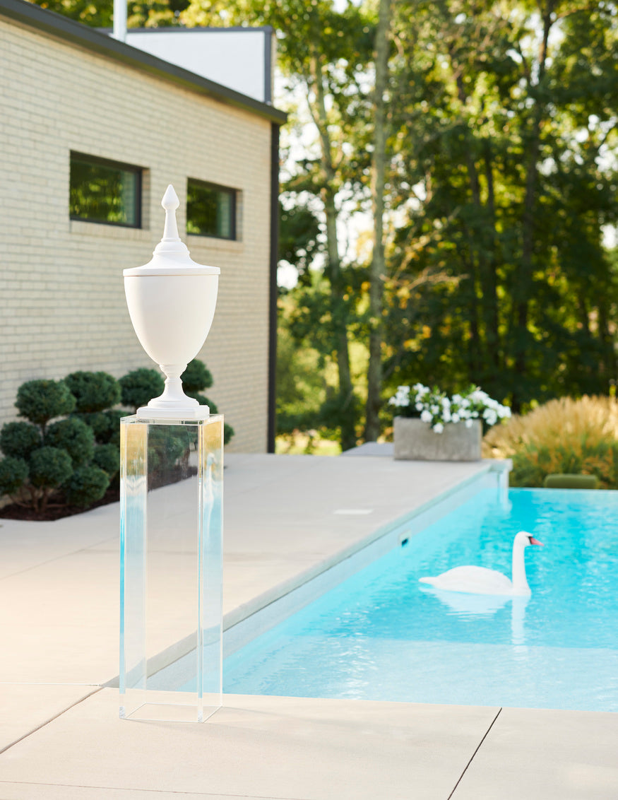 Chelsea House Acrylic Pedestal Table