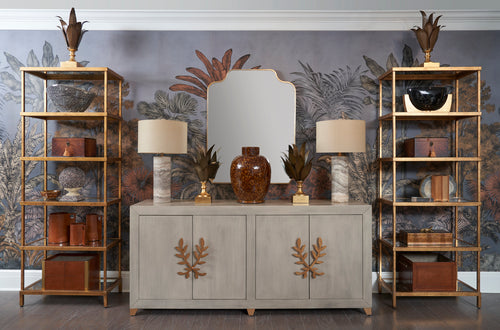 Chelsea House Long Leaf Console Table or Sideboard