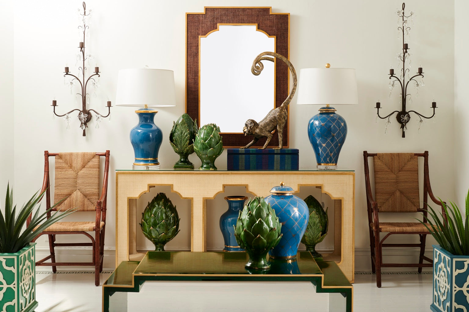 Chelsea House Mecklenburg Rattan Chair