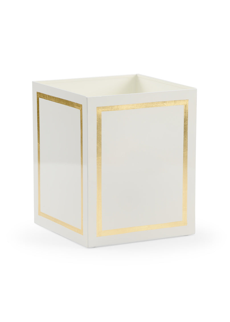 Chelsea House Ibiza Wastebasket Gold