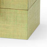 Chelsea House - Raffia Boxes - Seafoam (S2)