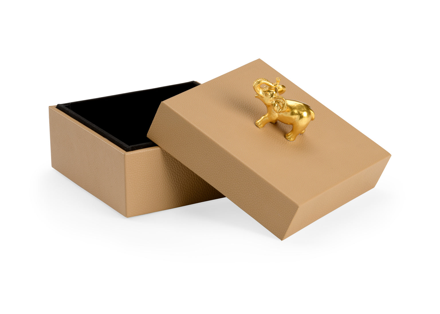 Chelsea House Elephant Handle Box Tan