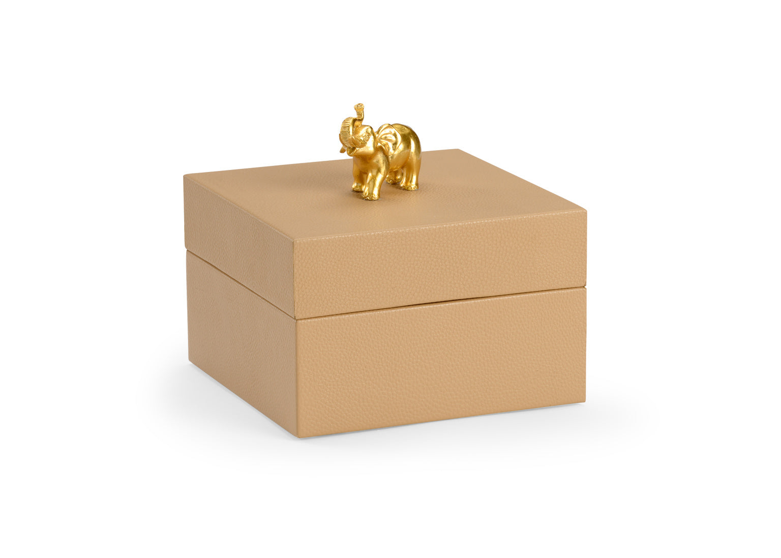 Chelsea House Elephant Handle Box Tan
