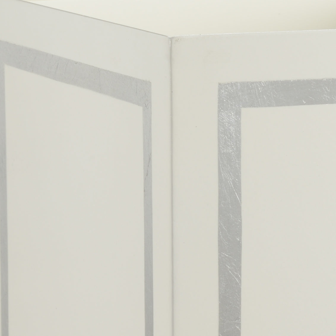 Chelsea House Claire Bell Ibiza Wastebasket Silver