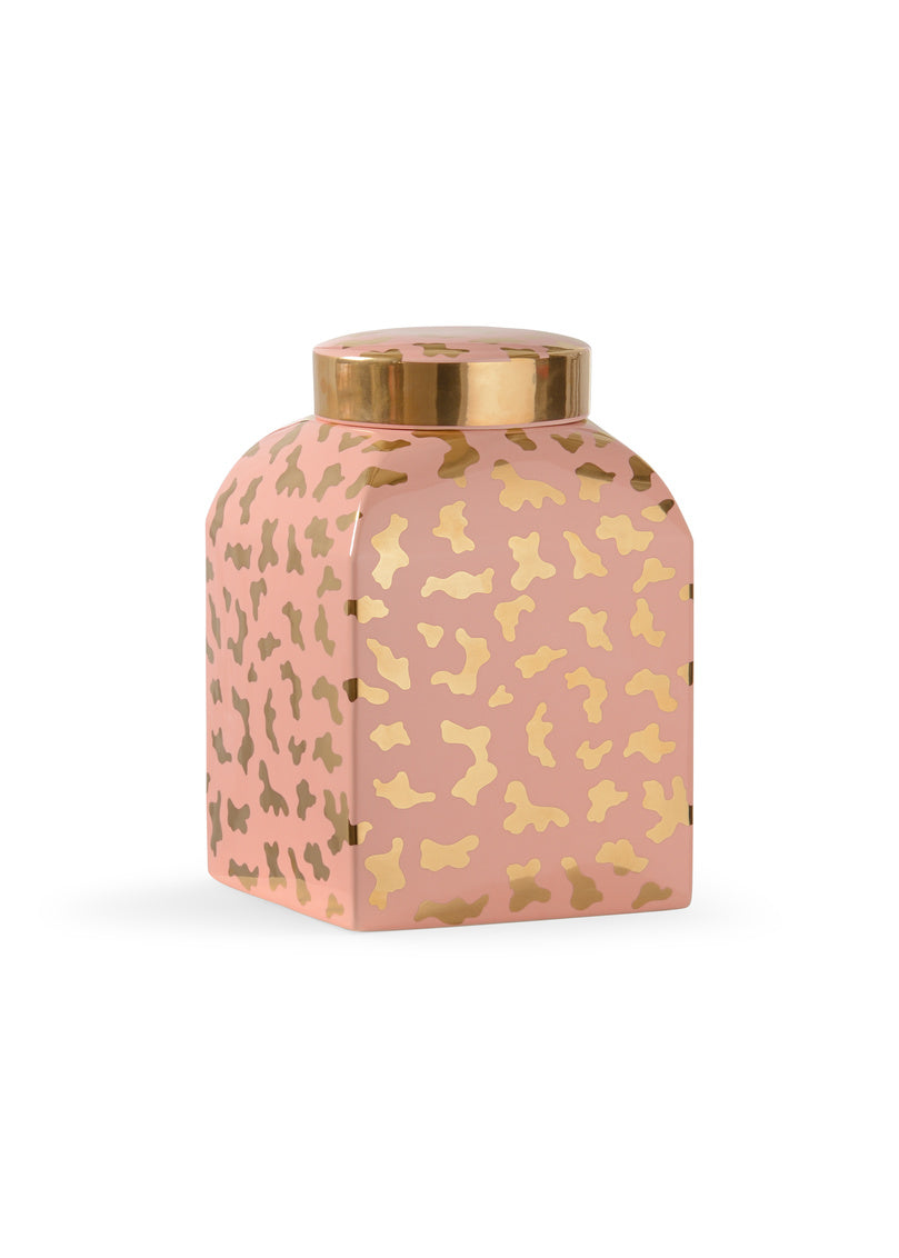 Chelsea House - Jungle Ginger Jar - Coral