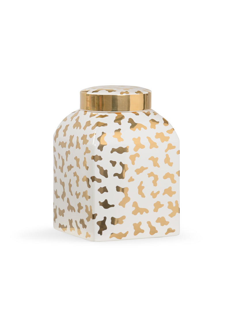 Chelsea House Shayla Copas Jungle Ginger Jar White
