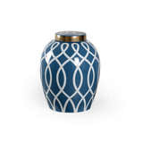 Chelsea House - Sarah Ginger Jar - Blue