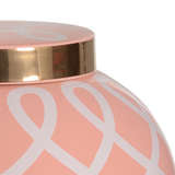 Chelsea House - Sarah Ginger Jar - Coral