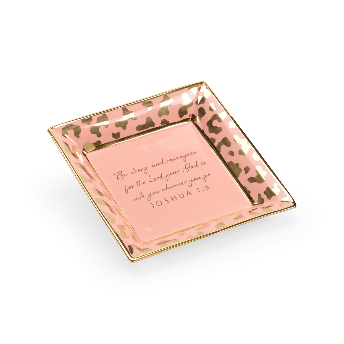 Chelsea House Square Jungle Verse Plate Coral