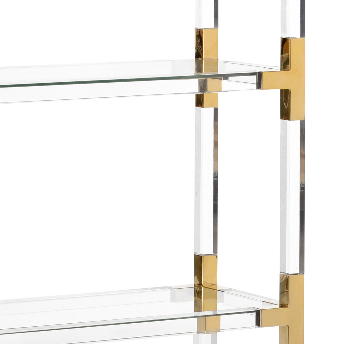 Chelsea House Gainsboro Etagere, Brass