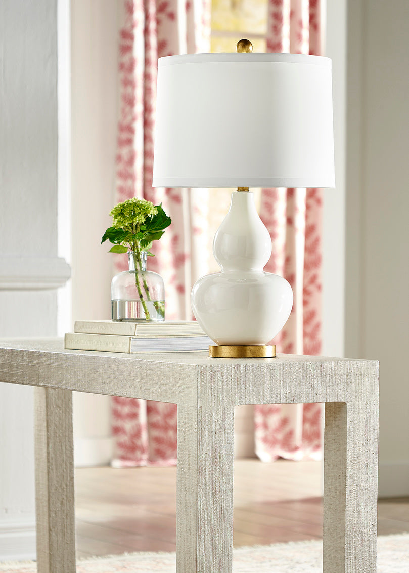 Chelsea House Sanibel Console Table in White by Jamie Merida