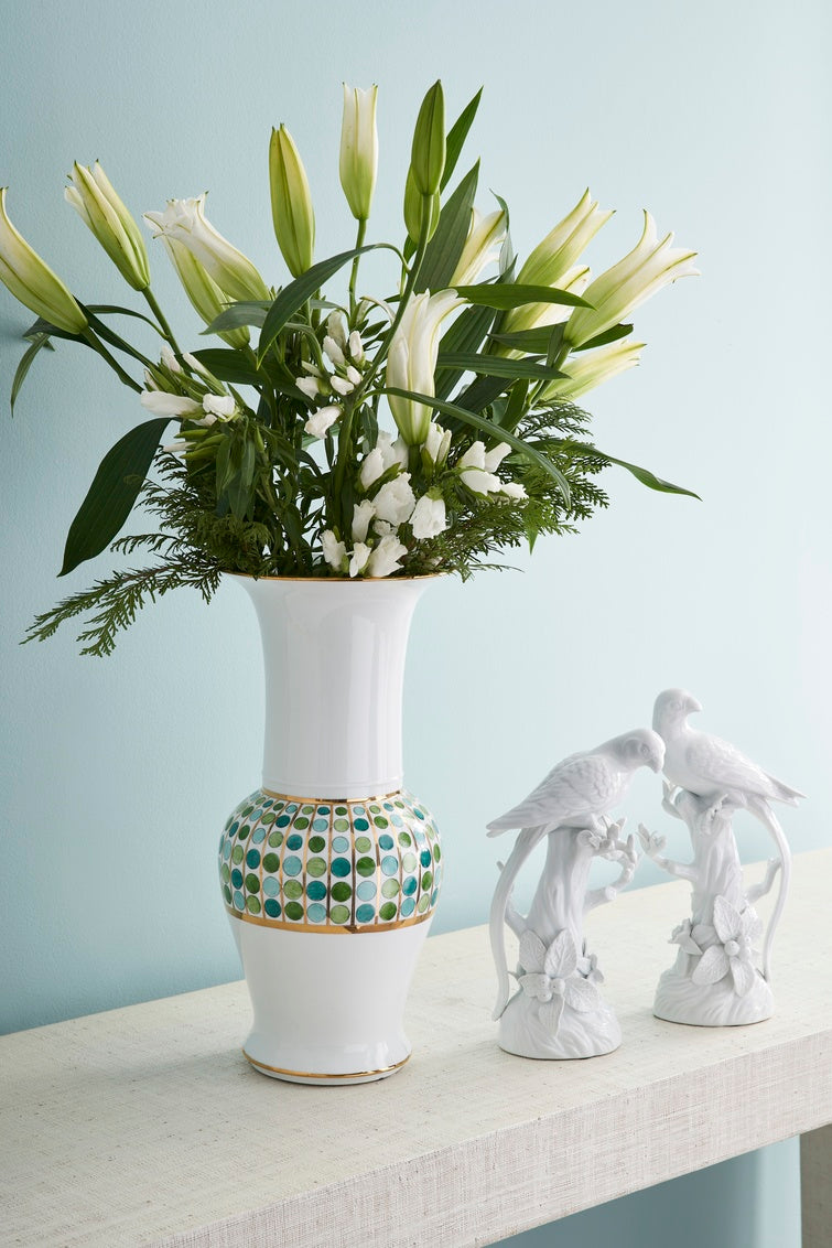 Chelsea House Sanibel Console Table in White by Jamie Merida