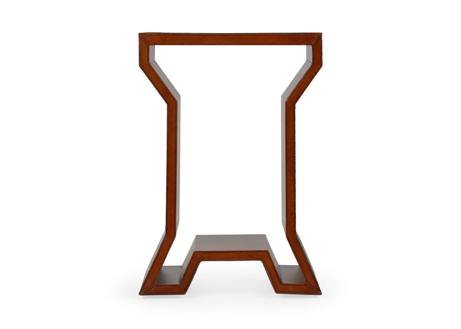 Chelsea House Leather Side Table