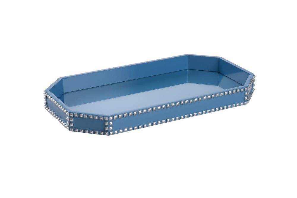 Chelsea House - Chic Studded Tray-Blue