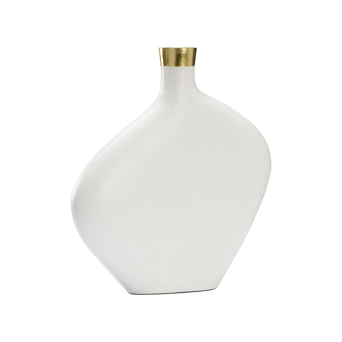 Chelsea House Asymmetric Vase White (Lg)