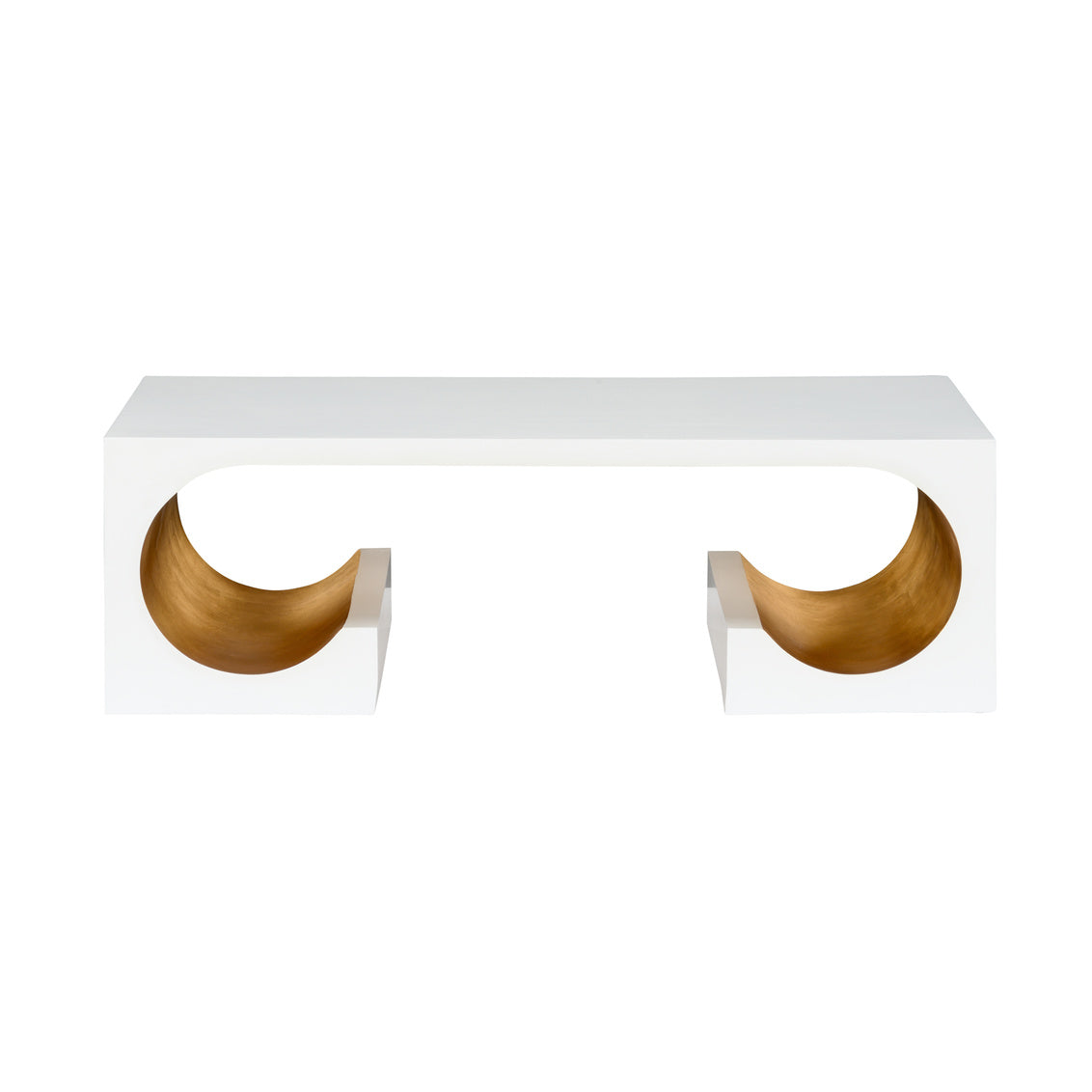 Chelsea House Equinox Cocktail Table, White