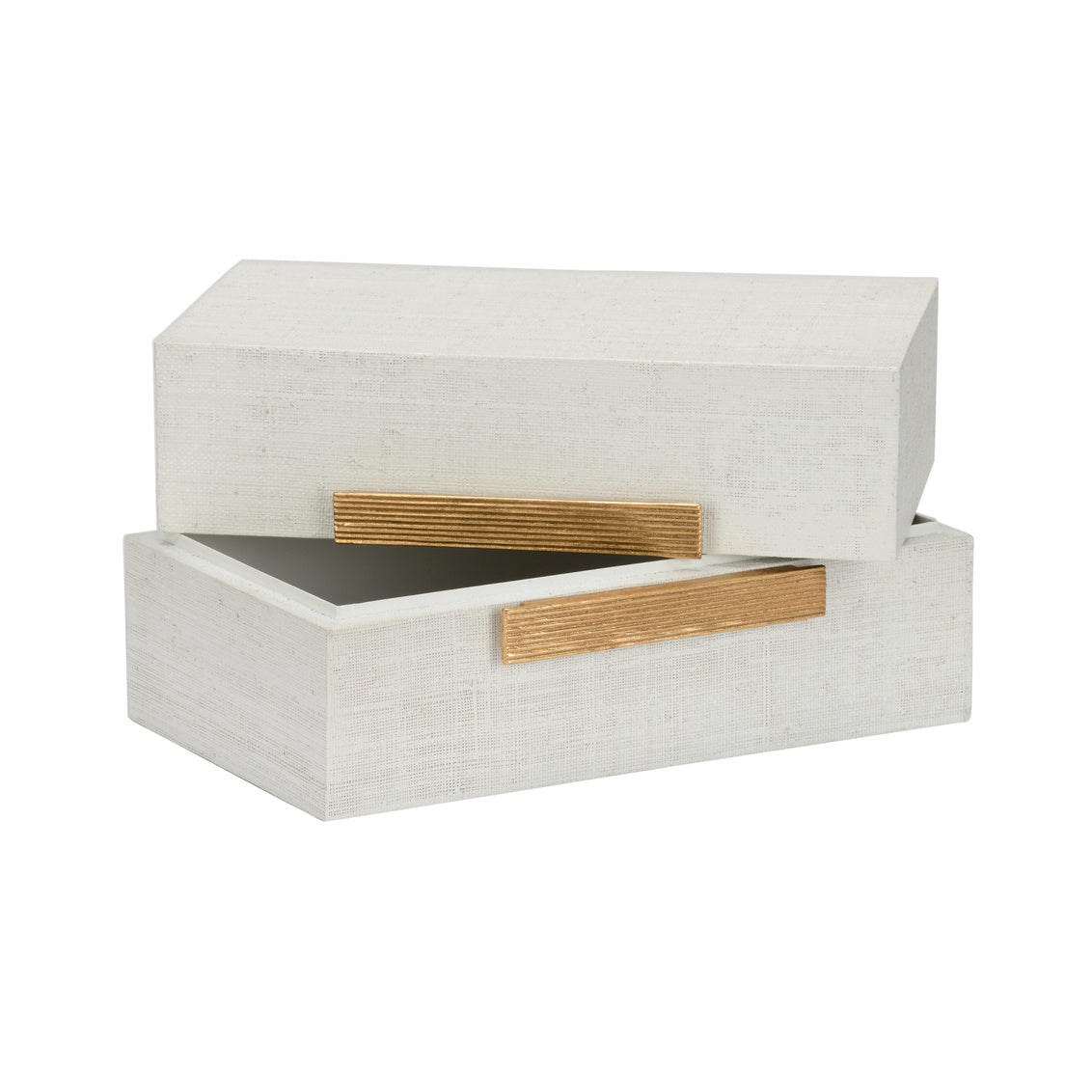 Chelsea House Raffia Boxes (S2) White