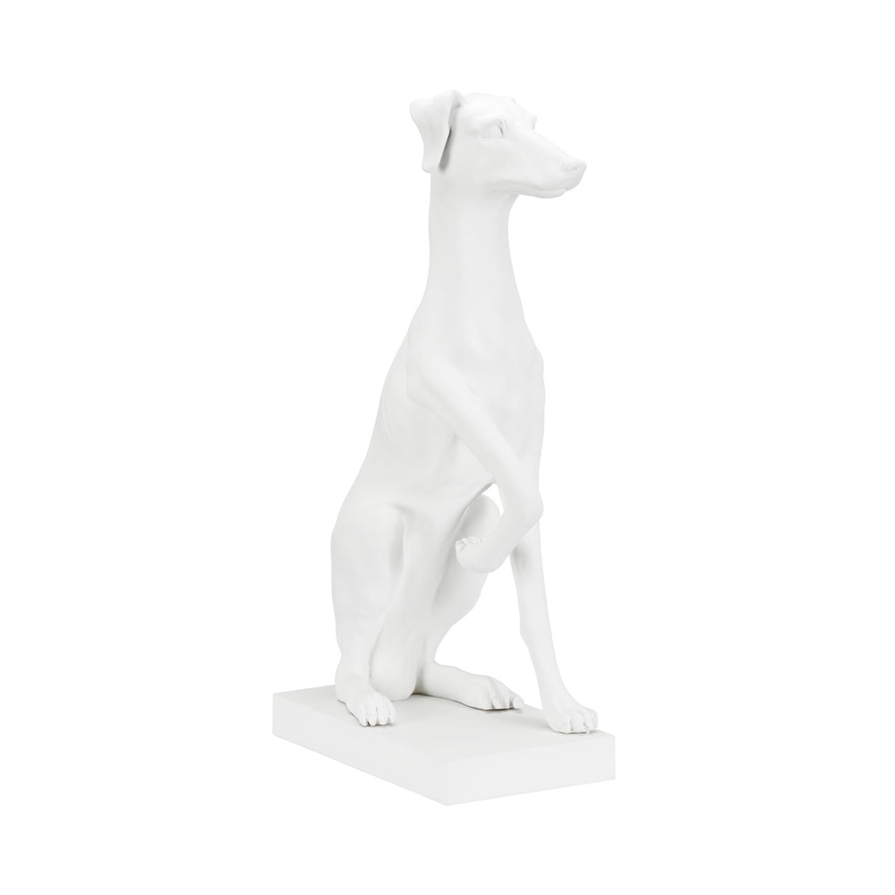 Chelsea House Greyhound Sculpture White