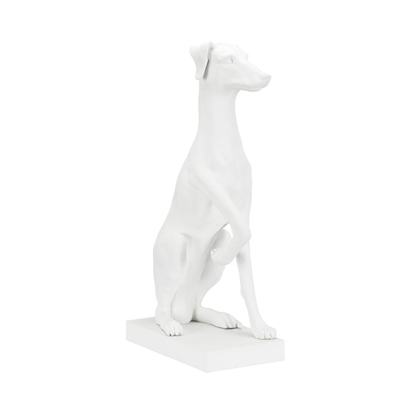 Chelsea House Greyhound Sculpture White