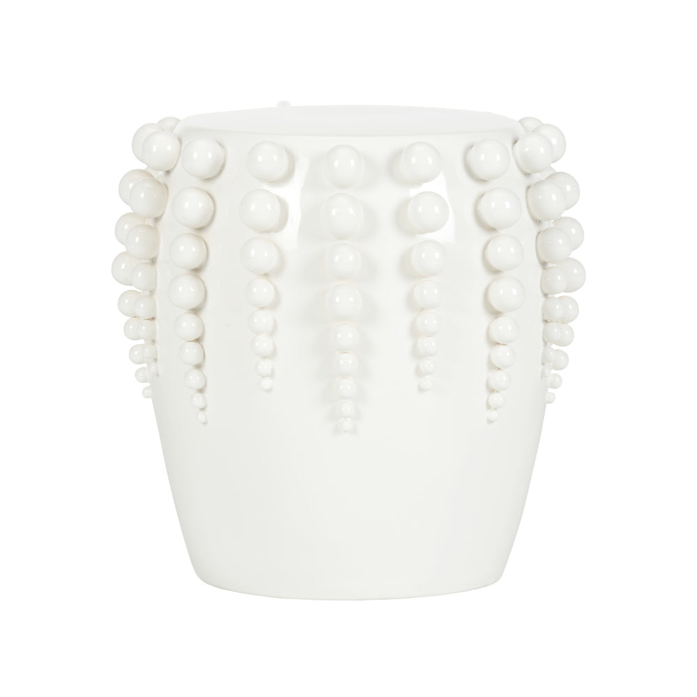 Chelsea House Sea Urchin Garden Seat White