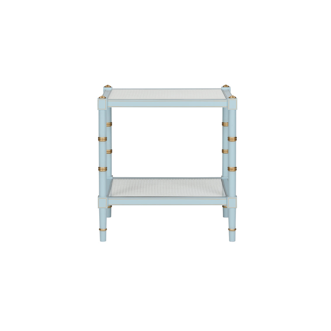 Chelsea House Conner Cane End Table Blue