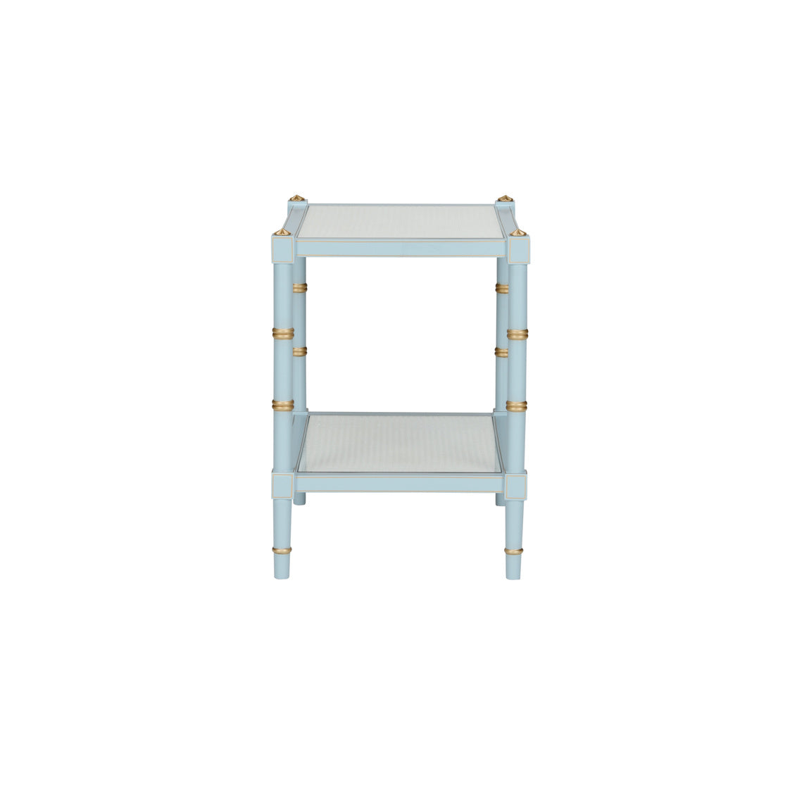 Chelsea House Conner Cane End Table Blue