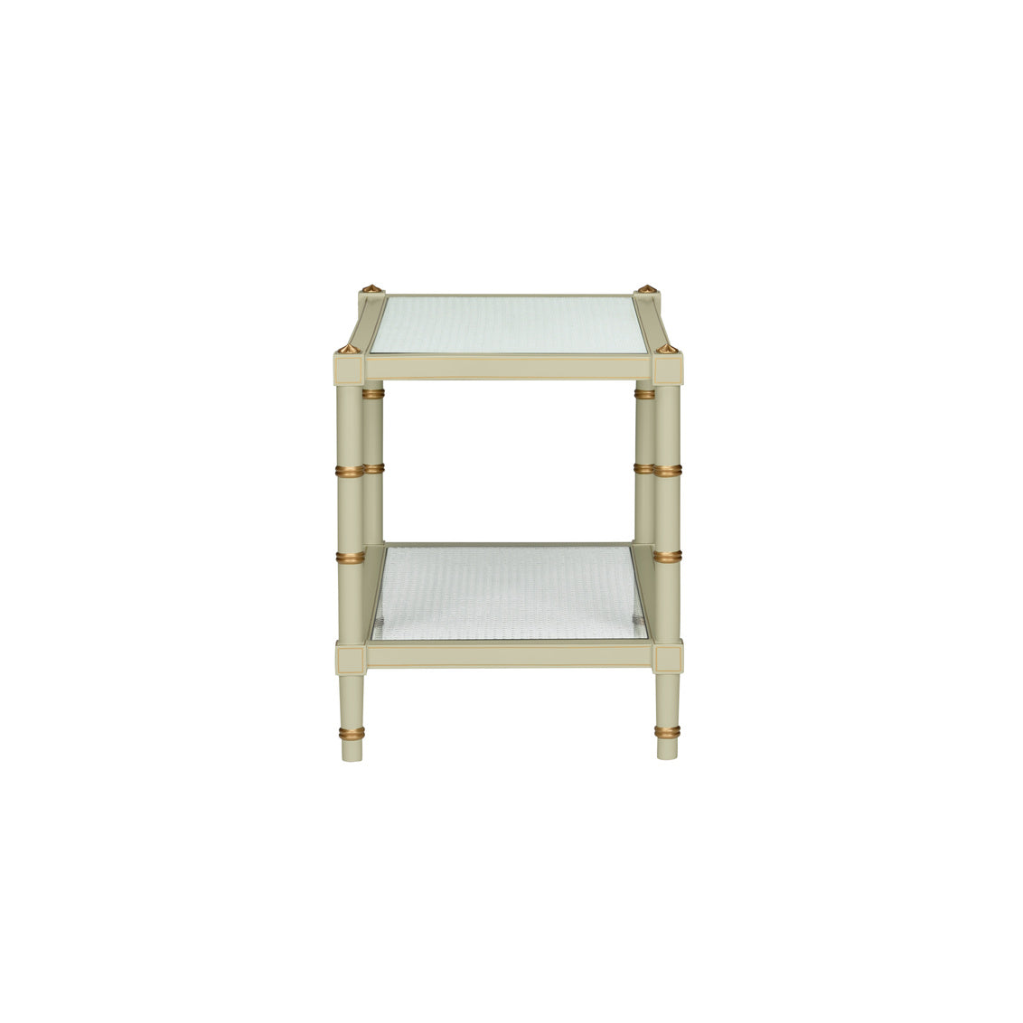 Chelsea House Conner Cane Cocktail Table Green