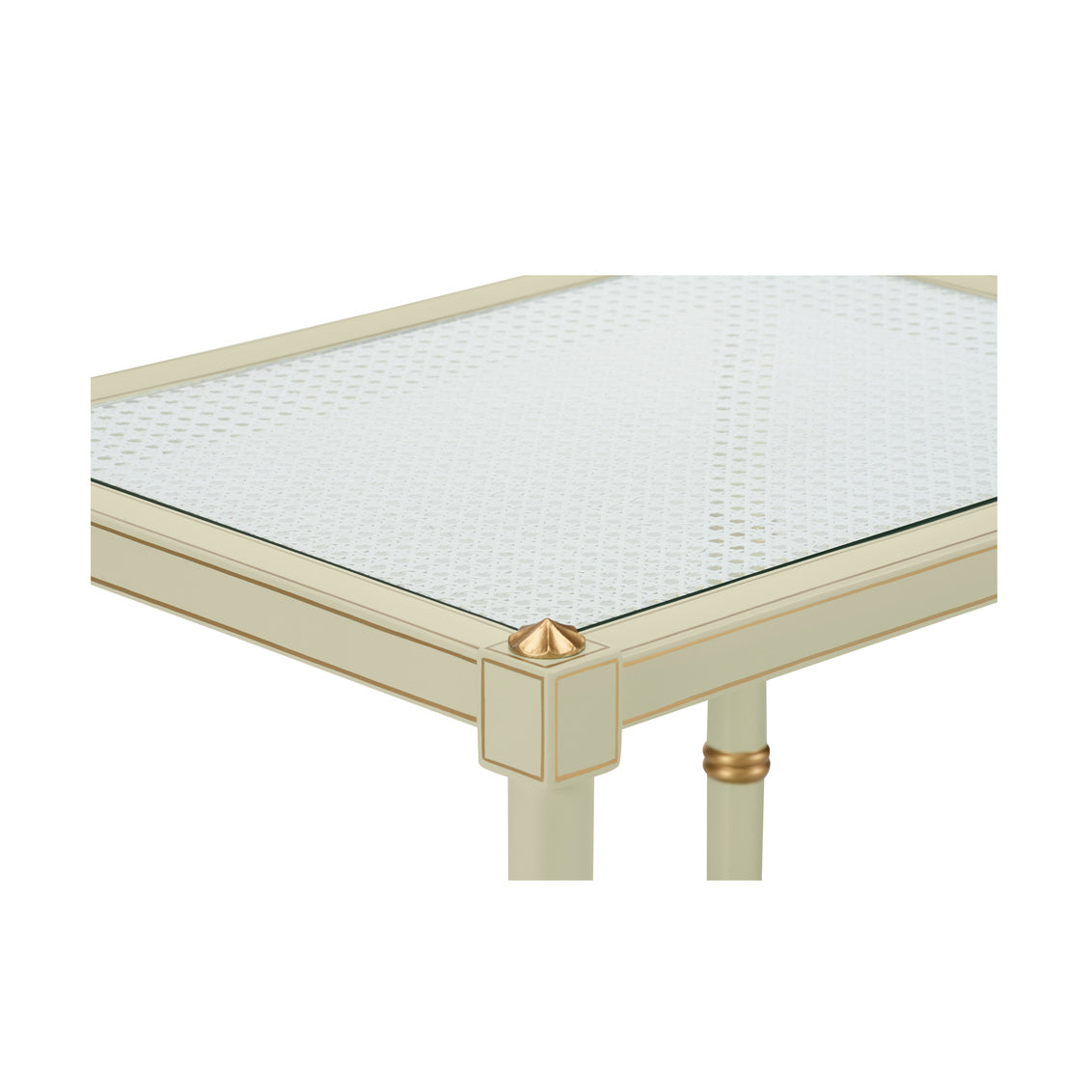 Chelsea House Conner Cane End Table Green