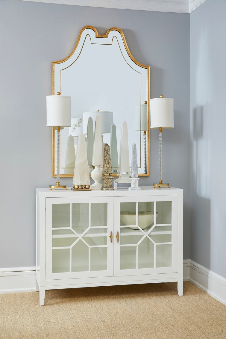 Chelsea House White Neoclassical Obelisk Lg