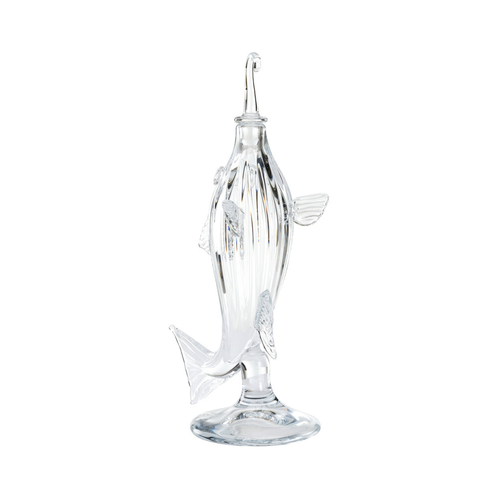 Chelsea House Hand Blown Fish Decanter