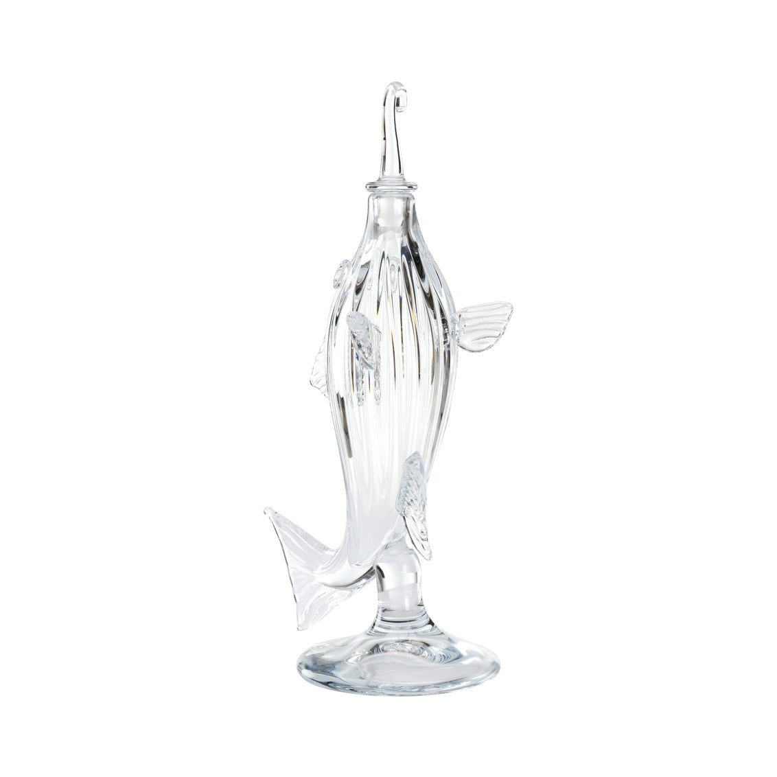 Chelsea House Hand Blown Fish Decanter