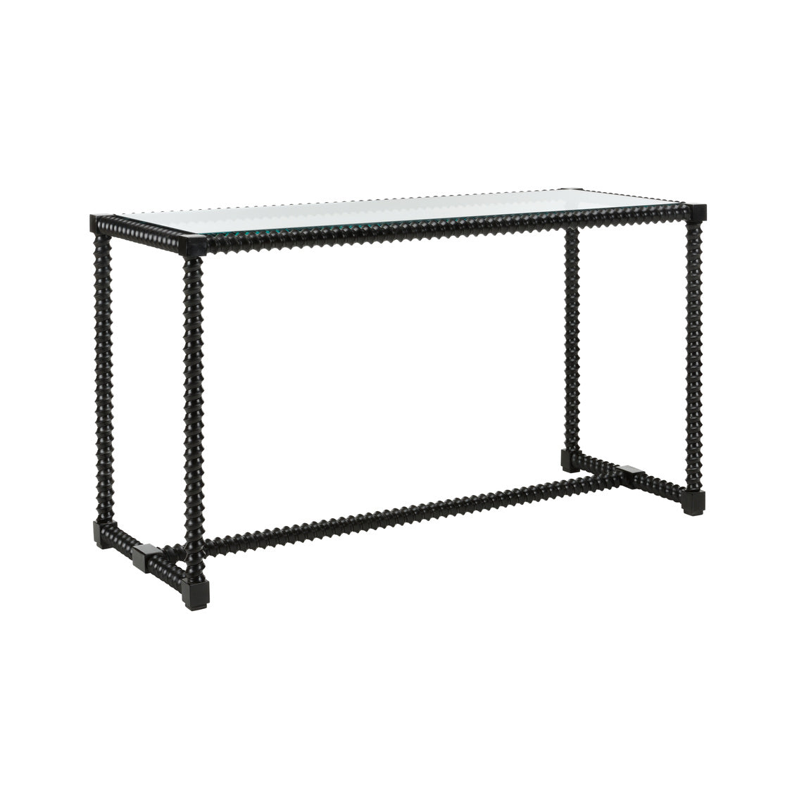 Chelsea House Twisted Console Table Black