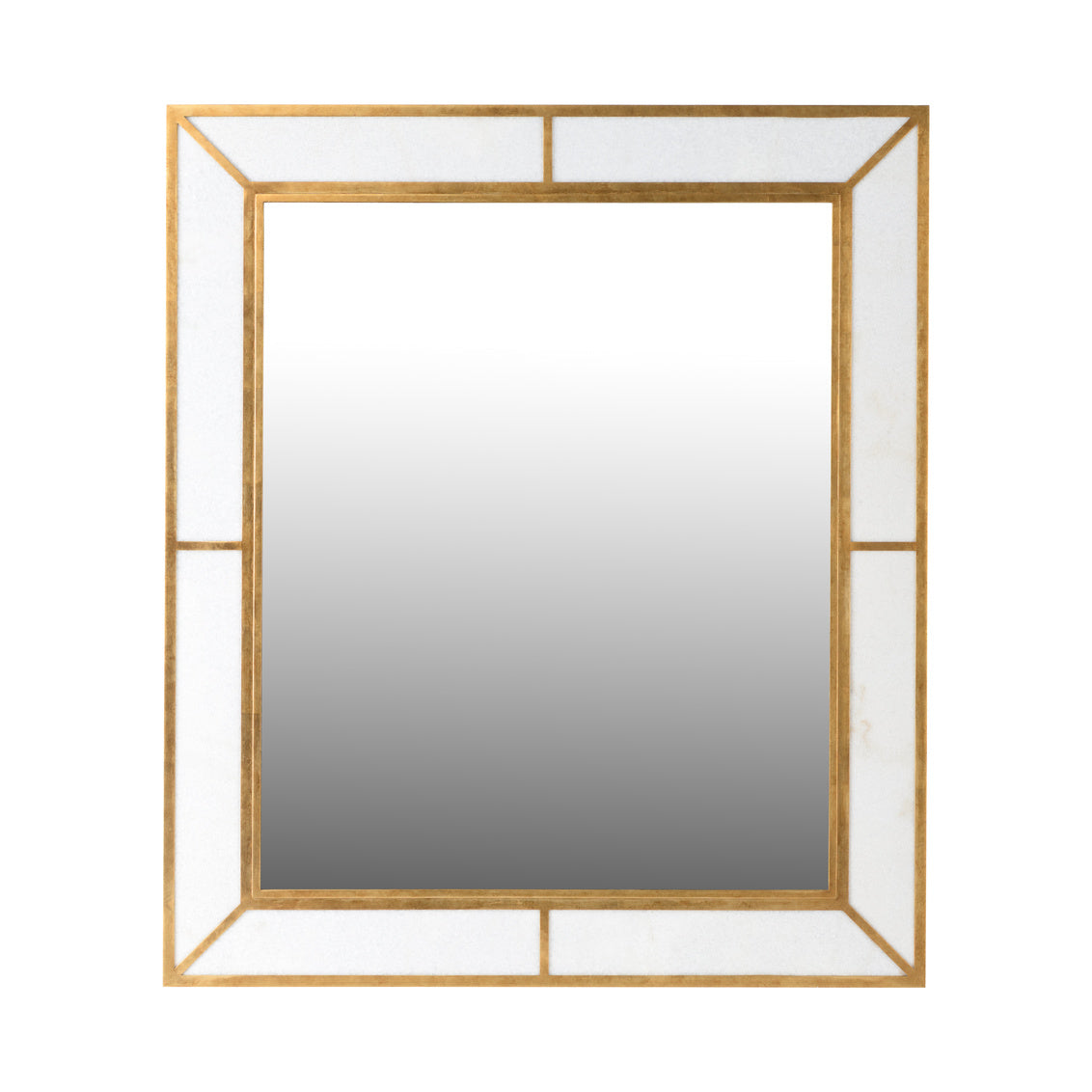 Chelsea House Madison Marbleized Mirror Brass