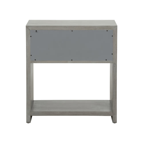 Chelsea House Moxy Bedside Table 1 Drawer Gray