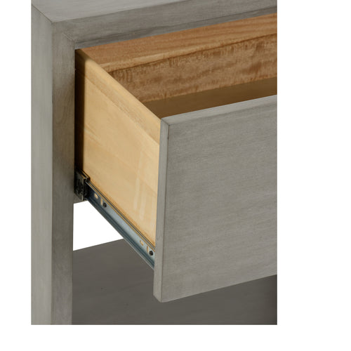 Chelsea House Moxy Bedside Table 1 Drawer Gray