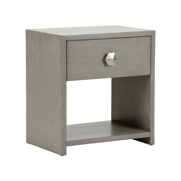 Chelsea House Moxy Bedside Table 1 Drawer Gray