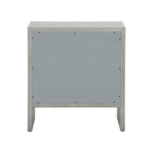 Chelsea House Moxy Bedside Table 2 Drawer Gray