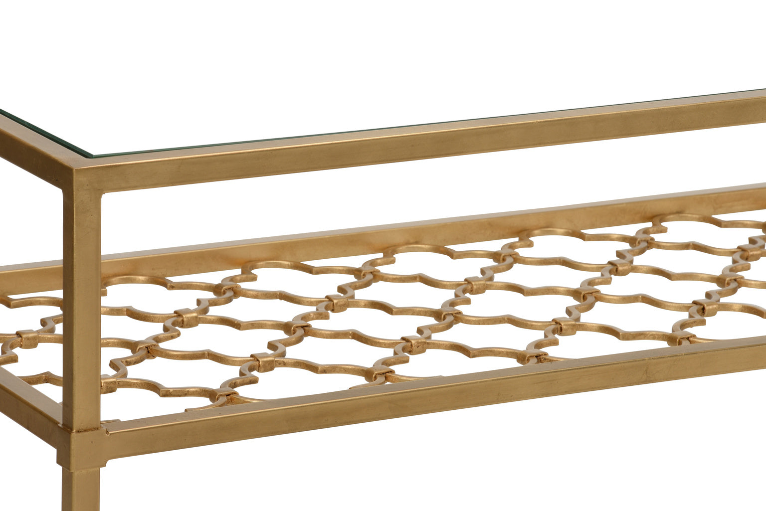 Chelsea House Pacific Coast Console Table Gold