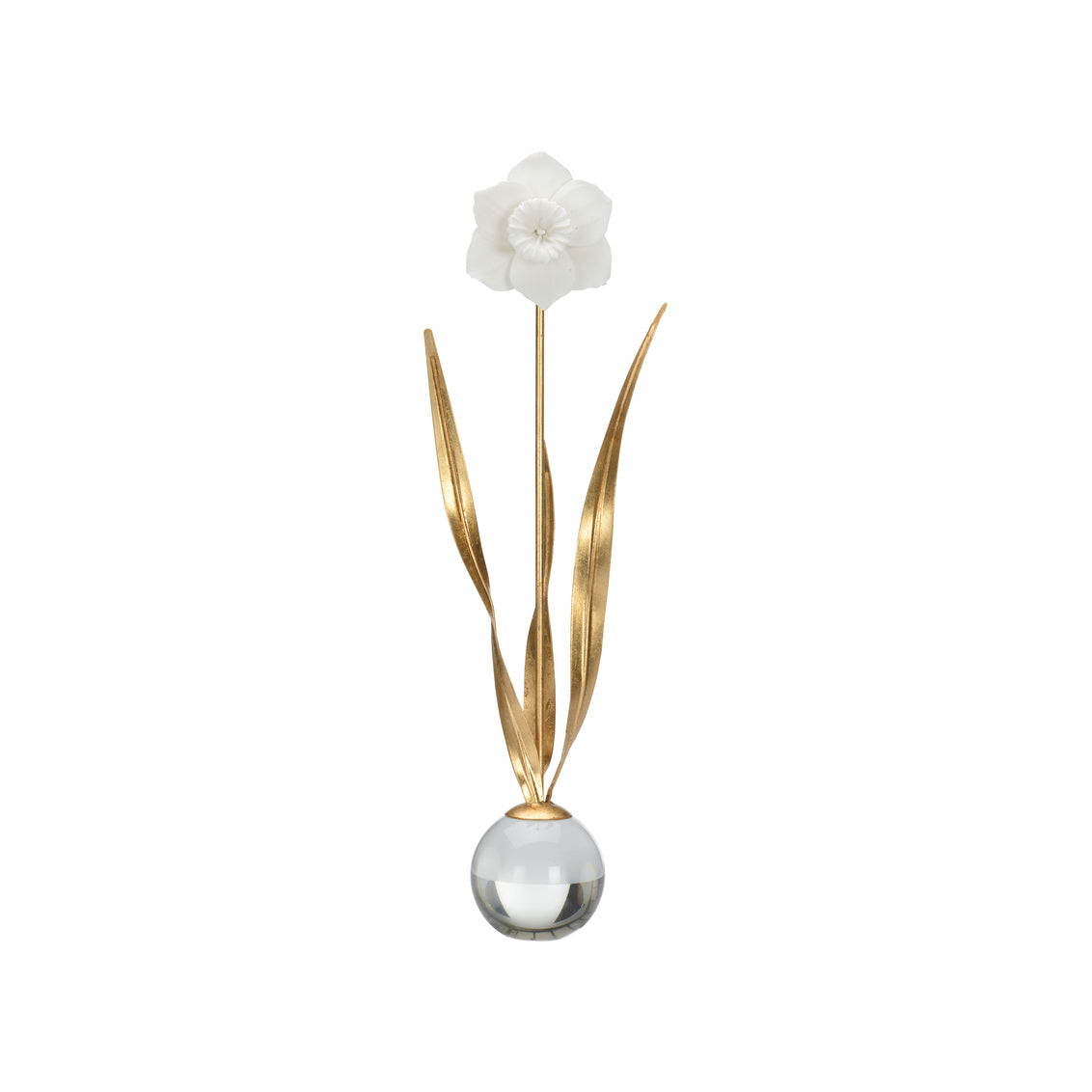 Chelsea House Decorative Gold Daffodil On Stand