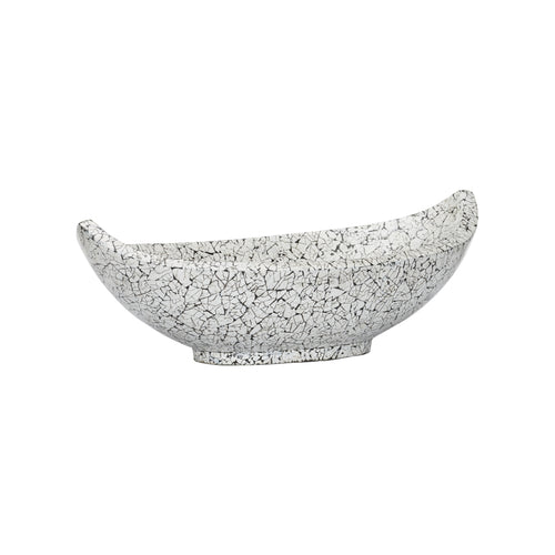 Chelsea House Crackled Long Bowl