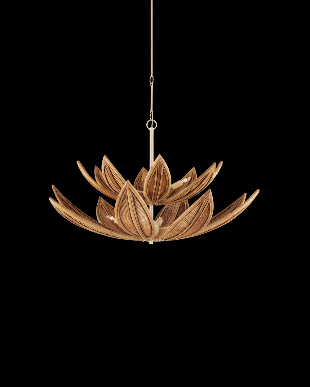 Currey & Company Cubana Two Tier Chandelier